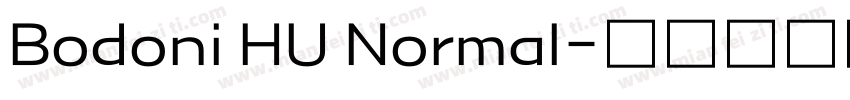 Bodoni HU Normal字体转换